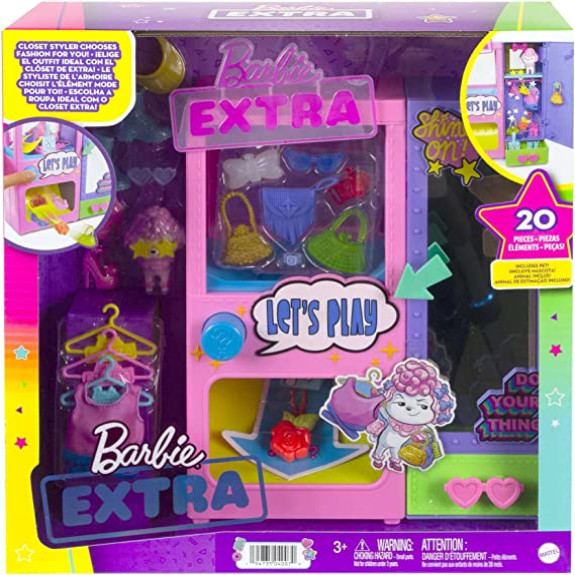 Barbie Extra Fashions Vending Machine Playset